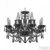 Люстра Хрустальная BOHЕMIА IVЕLЕ CRYSTAL 1411/8+4/195 NI M731 Никель, Стекло / Богемия Ивеле Кристалл