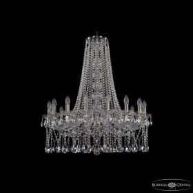 Люстра Хрустальная BOHЕMIA IVЕLЕ CRYSTAL 1413/16/300/H-93 PA Патина, Стекло / Богемия Ивеле Кристалл