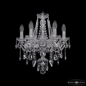 Люстра Хрустальная BOHЕMIА IVЕLЕ CRYSTAL 1415/6/141 NI Никель, Металл, Стекло / Богемия Ивеле Кристалл