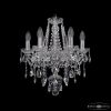 Люстра Хрустальная BOHЕMIА IVЕLЕ CRYSTAL 1415/6/141 NI Никель, Металл, Стекло / Богемия Ивеле Кристалл