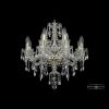 Люстра Хрустальная BOHЕMIA IVЕLЕ CRYSTАL 1415/8+4/200 G Золото, Стекло / Богемия Ивеле Кристалл