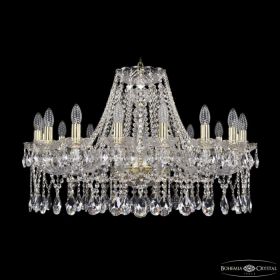Люстра Хрустальная BOHЕMIA IVЕLЕ CRYSTАL 1413/16/300 G Золото, Стекло / Богемия Ивеле Кристалл