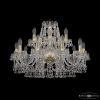 Люстра Хрустальная BOHЕMIА IVЕLЕ CRYSTAL 1409/10+5/240 G Золото, Стекло / Богемия Ивеле Кристалл