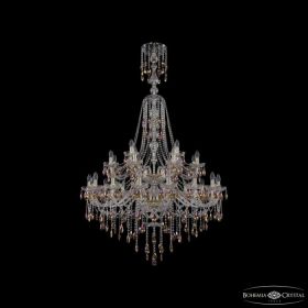 Люстра Хрустальная BOHЕMIA IVЕLЕ CRYSTАL 1415/16+8+4/400/XL-185/2D G K777 Золото, Стекло / Богемия Ивеле Кристалл