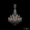 Люстра Хрустальная BOHЕMIA IVЕLЕ CRYSTАL 1415/16+8+4/400/XL-185/2D G K777 Золото, Стекло / Богемия Ивеле Кристалл