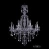 Люстра Хрустальная BOHЕMIA IVЕLЕ CRYSTAL 1415/8/220/XL-85 NI Никель, Стекло / Богемия Ивеле Кристалл