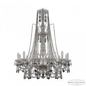 Люстра Хрустальная BOHЕMIА IVЕLЕ CRYSTAL 1411/12/300/XL-108 G R731 Золото, Стекло / Богемия Ивеле Кристалл