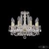 Люстра Хрустальная BOHЕMIА IVЕLЕ CRYSTAL 1402/8/141 G Золото, Стекло / Богемия Ивеле Кристалл