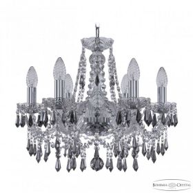 Люстра Хрустальная BOHЕMIА IVЕLЕ CRYSTAL 1403/6/160 NI K781 Никель, Стекло / Богемия Ивеле Кристалл