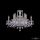 Люстра Хрустальная BOHЕMIА IVЕLЕ CRYSTAL 1402/6+3/195 PA Патина, Стекло / Богемия Ивеле Кристалл