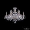 Люстра Хрустальная BOHЕMIА IVЕLЕ CRYSTAL 1402/6+3/195 PA Патина, Стекло / Богемия Ивеле Кристалл