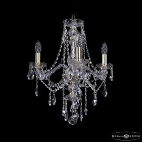 Люстра Хрустальная BOHЕMIА IVЕLЕ CRYSTAL 1415/3/165 G Золото, Стекло / Богемия Ивеле Кристалл