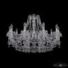 Люстра Хрустальная BOHЕMIА IVЕLЕ CRYSTAL 1409/10/300 NI Никель, Стекло / Богемия Ивеле Кристалл