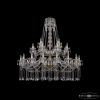 Люстра Хрустальная BOHЕMIA IVЕLЕ CRYSTAL 1413/16+8+4/460/2D G Золото, Стекло / Богемия Ивеле Кристалл