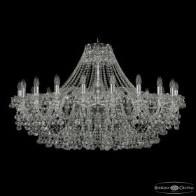Люстра Хрустальная BOHЕMIA IVЕLЕ CRYSTAL 1409/20/400 NI Никель, Стекло / Богемия Ивеле Кристалл