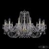 Люстра Хрустальная BOHЕMIA IVЕLЕ CRYSTAL 1402/12/300 G Золото, Стекло / Богемия Ивеле Кристалл