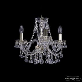 Люстра Хрустальная BOHЕMIА IVЕLЕ CRYSTAL 1409/3/141 G Золото, Стекло / Богемия Ивеле Кристалл