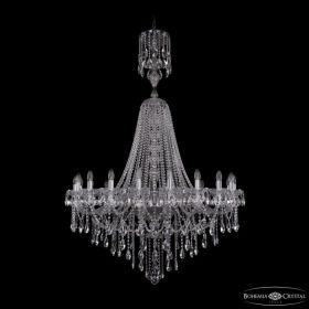 Люстра Хрустальная BOHEMIА IVЕLЕ CRYSTAL 1415/20/400/XL-173 NI Никель, Стекло / Богемия Ивеле Кристалл