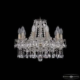 Люстра Хрустальная BOHEMIА IVЕLЕ CRYSTAL 1413/10/165 PA Патина, Стекло / Богемия Ивеле Кристалл