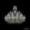 Люстра Хрустальная BOHEMIА IVЕLЕ CRYSTAL 1403/20+10+5/400 G Золото, Стекло / Богемия Ивеле Кристалл