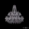 Люстра Хрустальная BOHEMIА IVЕLЕ CRYSTAL 1403/20+10+5/400/2D NI Никель, Стекло / Богемия Ивеле Кристалл