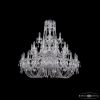 Люстра Хрустальная BOHEMIА IVЕLЕ CRYSTAL 1402/20+10+5/360/3D NI Никель, Стекло / Богемия Ивеле Кристалл