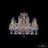 Люстра Хрустальная BOHEMIА IVЕLЕ CRYSTAL 1413/10/165 G Золото, Стекло / Богемия Ивеле Кристалл