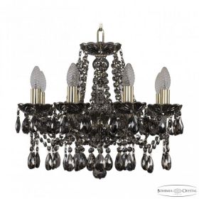 Люстра Хрустальная BOHEMIA IVELЕ CRYSTAL 1413/8/165 G M731 Золото, Металл, Стекло / Богемия Ивеле Кристалл