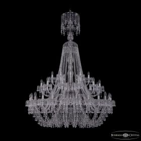 Люстра Хрустальная BOHEMIA IVELЕ CRYSTAL 1410/24+12+6/460/XL-175/2D NI V0300 Никель, Стекло / Богемия Ивеле Кристалл
