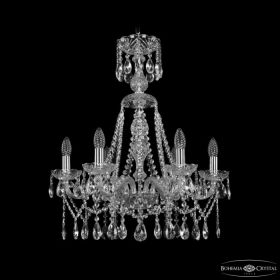 Люстра Хрустальная BOHEMIA IVELЕ CRYSTAL 1413/6/200/XL-66 NI Никель, Металл, Стекло / Богемия Ивеле Кристалл