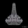 Люстра Хрустальная BOHEMIA IVELЕ CRYSTAL 1410/24+12+6/460/H-175/2D NI V0300 Никель, Стекло / Богемия Ивеле Кристалл