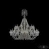 Люстра Хрустальная BOHEMIA IVELЕ CRYSTAL 1410/24+12/530/XL-156 G V0300 Золото, Стекло / Богемия Ивеле Кристалл