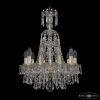 Люстра Хрустальная BOHEMIA IVELЕ CRYSTAL 1403/10/141/XL-61 G Золото, Стекло / Богемия Ивеле Кристалл