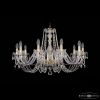 Люстра Хрустальная BOHEMIA IVELЕ CRYSTAL 1402/10/300 G Золото, Металл, Стекло / Богемия Ивеле Кристалл