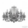 Люстра Хрустальная BOHEMIA IVELЕ CRYSTAL 1402/12+6/300 NI K731 Никель, Стекло / Богемия Ивеле Кристалл