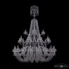 Люстра Хрустальная BOHEMIA IVELЕ CRYSTAL 1410/20+10+5/530/XL-200/3D NI V0300 Никель, Стекло / Богемия Ивеле Кристалл
