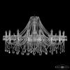 Люстра Хрустальная BOHEMIA IVELЕ CRYSTAL 1413/20/530 NI Никель, Металл, Стекло / Богемия Ивеле Кристалл