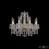 Люстра Хрустальная BOHEMIA IVELЕ CRYSTAL 1403/8/160 G Золото, Стекло / Богемия Ивеле Кристалл