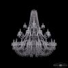 Люстра Хрустальная BOHEMIA IVELЕ CRYSTAL 1410/20+10+5/530/3D NI V0300 Никель, Стекло / Богемия Ивеле Кристалл