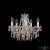 Люстра Хрустальная BOHEMIА IVЕLЕ CRYSTAL 1403/5/141 G K777 Золото, Стекло / Богемия Ивеле Кристалл