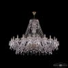 Люстра Хрустальная BOHEMIА IVELE CRYSTAL 1411/24/530 G Золото, Стекло / Богемия Ивеле Кристалл