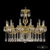 Люстра Бронзовые BOHEMIA IVELE CRYSTAL 75401/12/300 A G FA1B Золото, Латунь / Богемия Ивеле Кристалл