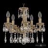 Люстра Бронзовые BOHEMIA IVELE CRYSTAL 75102/5/125 A FP Патина, Латунь / Богемия Ивеле Кристалл