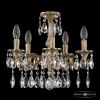 Люстра Бронзовая BOHEMIA IVELЕ CRYSTAL 73101/5/125 A FP Патина, Латунь / Богемия Ивеле Кристалл