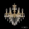 Люстра Бронзовая BOHEMIA IVELЕ CRYSTAL 72101/6/125 B G Золото, Латунь / Богемия Ивеле Кристалл