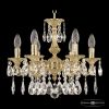 Люстра Бронзовая BOHEMIA IVELЕ CRYSTAL 72101/6/125 A G Золото, Латунь / Богемия Ивеле Кристалл