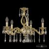 Люстра Бронзовая BOHEMIA IVELЕ CRYSTAL 71402/5/175 A G FH1S Золото, Латунь / Богемия Ивеле Кристалл