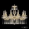 Люстра Бронзовая BOHEMIA IVELЕ CRYSTAL 71401/10/210 A GW FA10S Золото Белёное, Латунь / Богемия Ивеле Кристалл