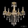 Люстра Бронзовая BOHEMIA IVELЕ CRYSTAL 75101/5/175 B G Золото, Латунь / Богемия Ивеле Кристалл