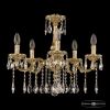 Люстра Бронзовая BOHEMIA IVELЕ CRYSTAL 75101/5/175 A G Золото, Латунь / Богемия Ивеле Кристалл